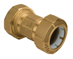 RACCORDO DRITTO IN OTTONE DOPPIO TOF-PUSH ø20   EFFEBI S.P.A.