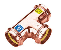 RACCORDO A T RAME A PRESSARE INTERMEDIO SERIE FRABOPRESS KOMBI Ø18   FRA-BO SPA