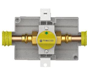 VALVOLA DI INTERCETTAZIONE GAS DA INCASSO DIRITTA MODELLO K2.0 3/4   TECO Srl