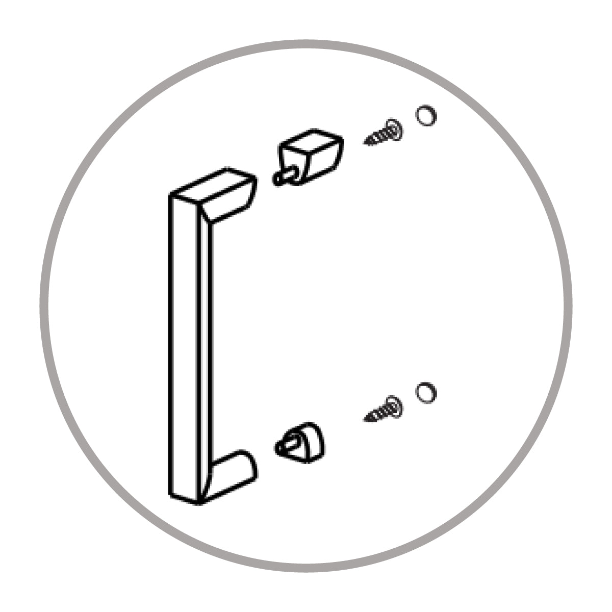 RICAMBISTICA BOX DOCCIA A MARCHIO AMBRA 05  CHIUSURA MAGNETICA PER MODELLO CARTESIO