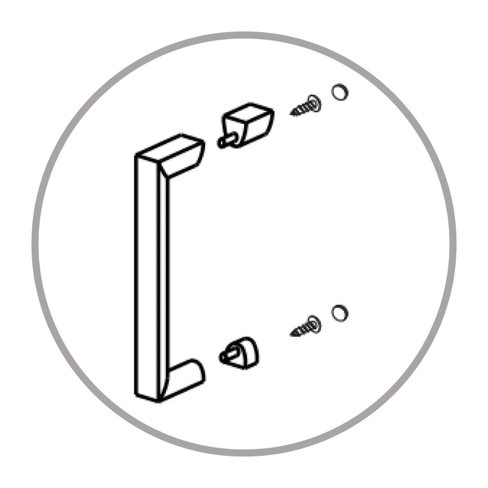 RICAMBISTICA BOX DOCCIA A MARCHIO AMBRA 05  CHIUSURA MAGNETICA PER MODELLO CARTESIO
