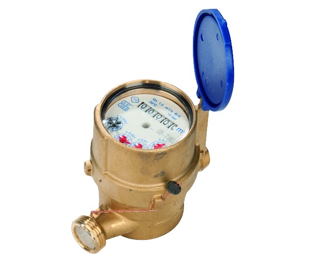 CONTATORE ACQUA QUADRANTE ASCIUTTO MOD DARF 3/4   G. GIOANOLA