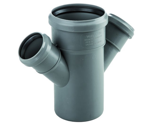 BRAGA RIDOTTA DOPPIA 45  ° AD INNESTO IN PP CON GUARNIZIONE SERIE ED TECH  EE ¸110/40/40   WAVIN ITALIA S.P.A.