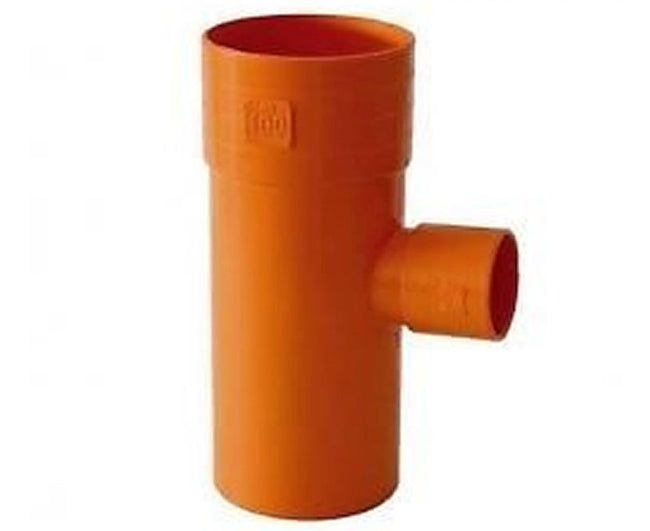 BRAGA RIDOTTA 87  ° IN PVC MASCHIO FEMMINA  EE ¸100/40   Idroweb