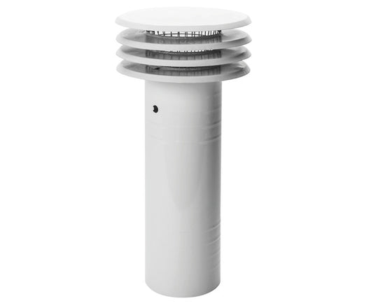 ESALATORE A TORRINO SMALTATO BIANCO ø110   MAIN S.R.L.