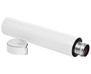 PROLUNGA COASSIALE UNIVERSALE BIANCA ø60/100  MT 0,5   PUCCI SRL