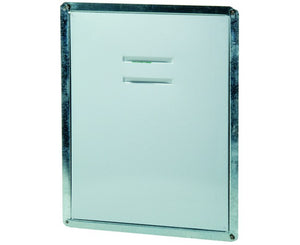 SPORTELLO PER COLLETTORI IN LAMIERA ZINCATA CM 60X24X0,2  Idroweb
