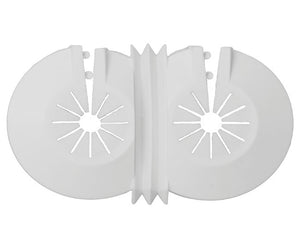 ROSETTA IN PLASTICA UNIVERSALE PER RADIATORI DA ø8-18   ITI PLAST