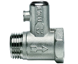 VALVOLA DI SICUREZZA IN OTTONE PER SCALDABAGNO 3/8   GNALI BOCIA S.R.L.