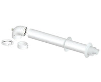 KIT SCARICO FUMI COASSIALE UNIVERSALE ø60/100 - 1 MT   STABILE S.P.A.