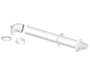 KIT SCARICO FUMI COASSIALE UNIVERSALE ø60/100 - 1 MT   STABILE S.P.A.