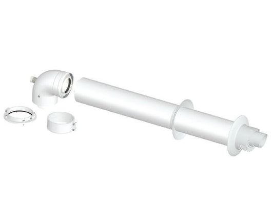 KIT SCARICO FUMI COASSIALE UNIVERSALE ø60/100 - 1 MT   STABILE S.P.A.