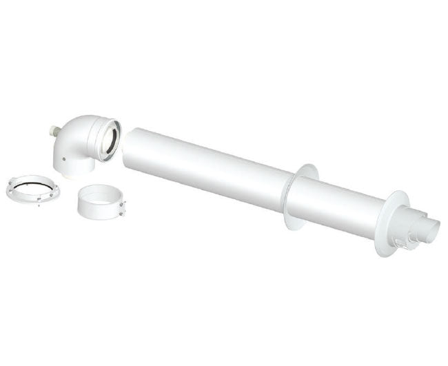 KIT SCARICO FUMI COASSIALE UNIVERSALE ø60/100 - 1 MT   STABILE S.P.A.