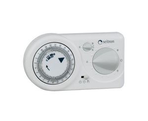 CRONOTERMOSTATO ELETTROMECCANICO GIORNALIERO MODELLO TEMPORA 24 H   SEITRON