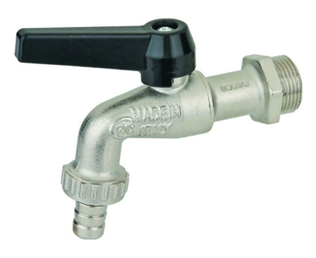 RUBINETTO PORTAGOMMA A SFERA CON LEVA 3/8   VALVOSANITARIA BUGATTI S.P.A.