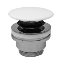 Piletta click clack in ottone con tappo in ceramica e vite centrale 11/4 CGS