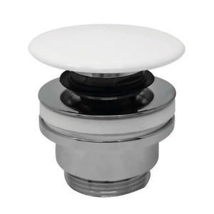 Piletta click clack in ottone con tappo in ceramica e vite centrale 11/4 CGS