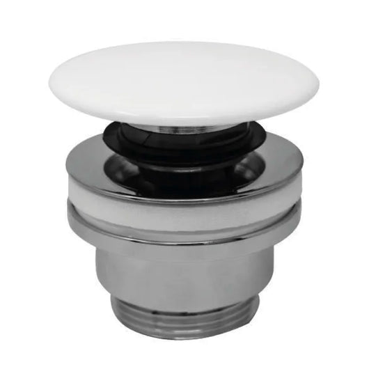 Piletta click clack in ottone con tappo in ceramica e vite centrale 11/4 CGS