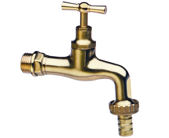 RUBINETTO PORTAGOMMA IN OTTONE GIALLO 3/4   ITAP s.p.a.