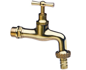 RUBINETTO PORTAGOMMA IN OTTONE GIALLO 3/4   ITAP s.p.a.