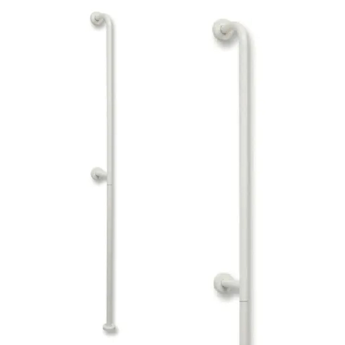 MANIGLIONE VERTICALE PER DISABILI PARETE-PAVIMENTO BIANCO - ALTEZZA 180CM   BLUTECH