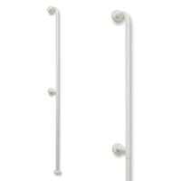 MANIGLIONE VERTICALE PER DISABILI PARETE-PAVIMENTO BIANCO - ALTEZZA 180CM   BLUTECH