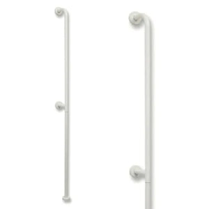MANIGLIONE VERTICALE PER DISABILI PARETE-PAVIMENTO BIANCO - ALTEZZA 180CM   BLUTECH