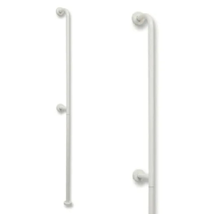 MANIGLIONE VERTICALE PER DISABILI PARETE-PAVIMENTO BIANCO - ALTEZZA 180CM   BLUTECH