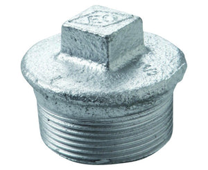 TAPPO MASCHIO IN GHISA MALLEABILE ZINCATO 1/2   GEORG FISHER