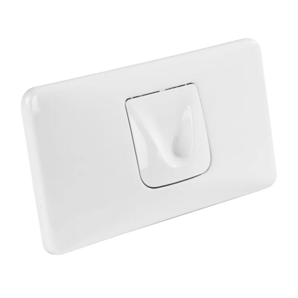 PLACCA 1 TASTO PER CASSETTA INCASSO MODELLO COLANI BIANCA   GROHE S.P.A.