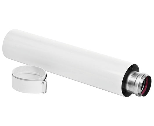 PROLUNGA COASSIALE UNIVERSALE BIANCA ø60/100  MT 1   PUCCI SRL