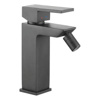 RUBINETTO MISCELATORE MONOCOMANDO PER BIDET NERO OPACO SERIE GREEN 2.0 NERO OPACO    Idroweb