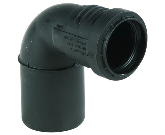 CURVA RIDOTTA 875  ° AD INNESTO IN PP CON GUARNIZIONE SERIE SILENT  EE ¸50 M/40 F   GEBERIT