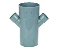 BRAGA DOPPIA RIDOTTA 45  ° MASCHIO FEMMINA  EE ¸ 100/40/40   NICOLL S.R.L.