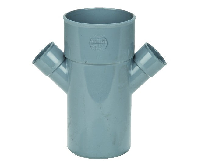 BRAGA DOPPIA RIDOTTA 45  ° MASCHIO FEMMINA  EE ¸ 100/40/40   NICOLL S.R.L.