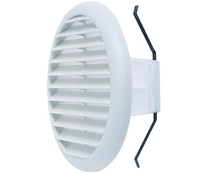 GRIGLIA CIRCOLARE UNIVERSALE IN MATERIALE TERMOPLASTICO CON MOLLE RECLINABILI A 90  ° BIANCA  EE ¸160/200   VECAM-CO S.P.A