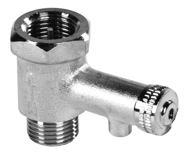 VALVOLA DI SICUREZZA BREVETTATA IN OTTONE PER SCALDABAGNO 1/2   PORTA & BINI RUBINETTERIE SNC