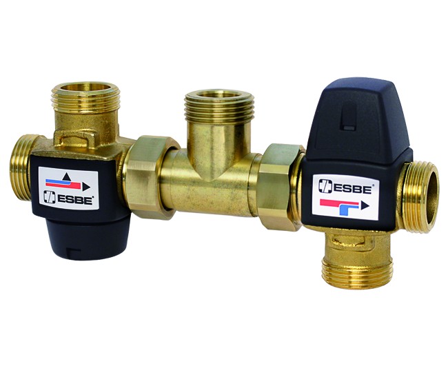 KIT PER INTEGRAZIONE SOLARE TERMICO 1 TARATURA DEV. - FISSA 45  °C   ESBE SRL