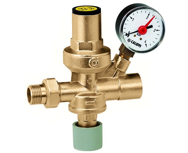 GRUPPO DI RIEMPIMENTO AUTOMATICO CON RUBINETTO - FILTRO - VALVOLA DI NON RITORNO E MANOMETRO 1/2   CALEFFI SPA