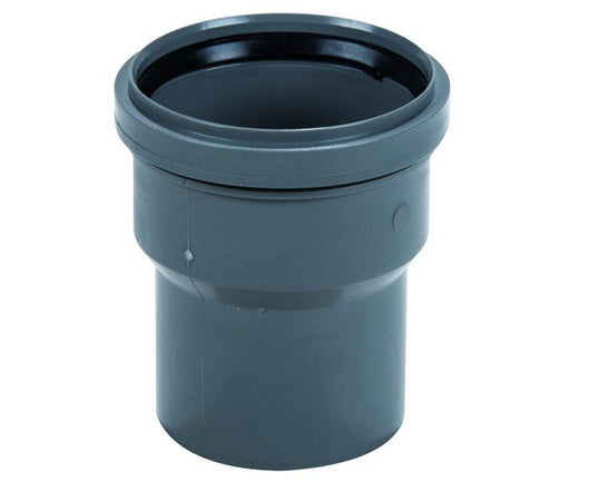 RIDUZIONE ECCENTRICA MASCHIO FEMMINA AD INNESTO IN PP CON GUARNIZIONE Ø110F/90M   MULTI PLAST