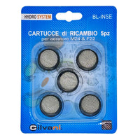 Aeratori di ricambio in abs per rubinetti  M24x1 - f22x1 - confezione da 5 pezzi  Idroweb