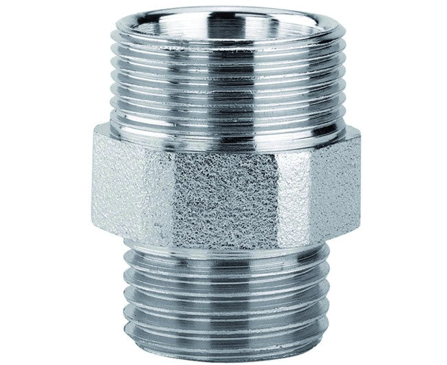 RACCORDO DIRITTO MASCHIO IN OTTONE CROMATO 3/4 M 24X19   ARTECLIMA S.R.L.