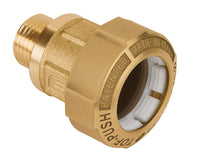RACCORDO DRITTO MASCHIO IN OTTONE TOF-PUSH ø40X11/4   EFFEBI S.P.A.