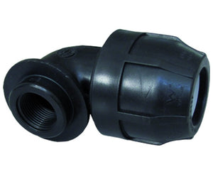 GOMITO POLIPROPILENE FEMMINA ø63x2 PN16   NUPIGECO