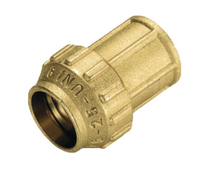 RACCORDO DRITTO IN OTTONE FEMMINA ø63X2   TIEMME RACCORDERIE SPA