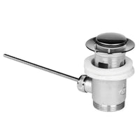 PILETTA OTTONE CON SALTELLO AUTOMATICO IN OTTONE CROMATO 1   Idroweb