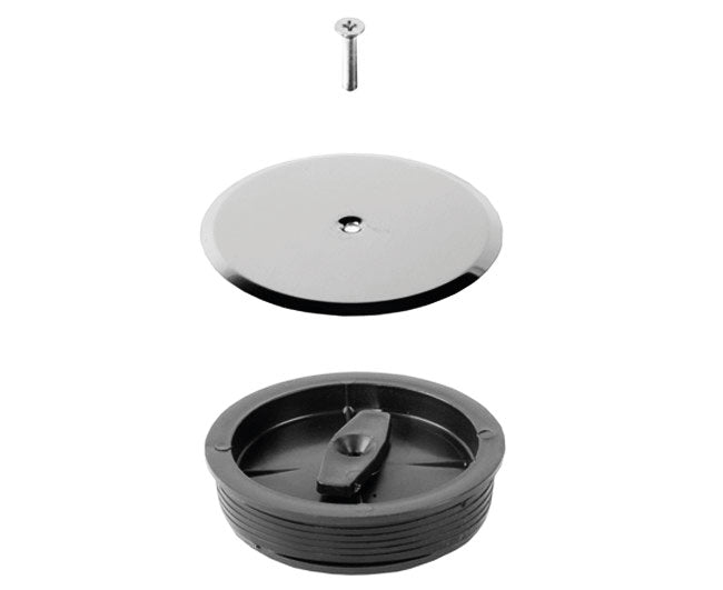 TAPPO PER SIFONE A PAVIMENTO C/PIATTELLA ø 100   Idroweb