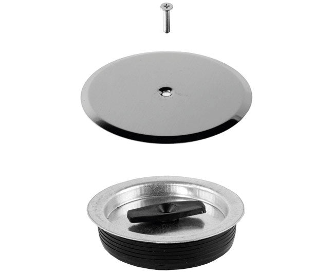 TAPPO 1 VITE C/PIATTELLA ø 100   Idroweb