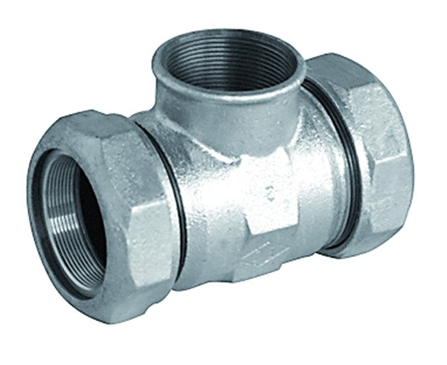 GIUNTO A TEE FILETTATO FEMMINA ZINCATO 11/4   ATUSA EMPRESARIAL SL.