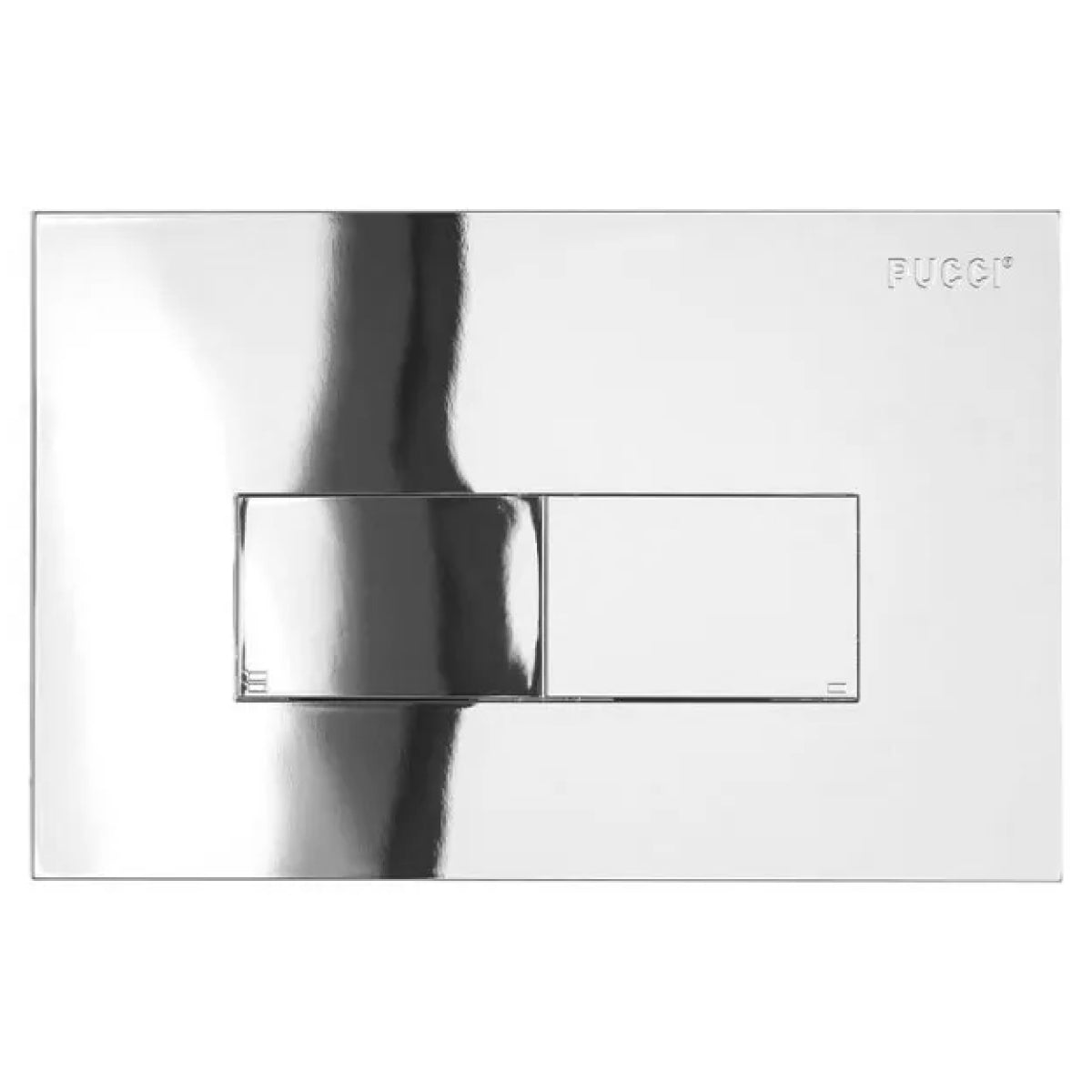 PLACCA 2 TASTI MODELLO ECO LINEA CROMATA   PUCCIPLAST Srl